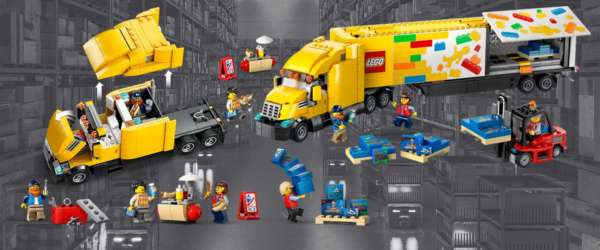 Today We Are Talking Trailers Lego 60440 Lego City Yellow Delivery Truck